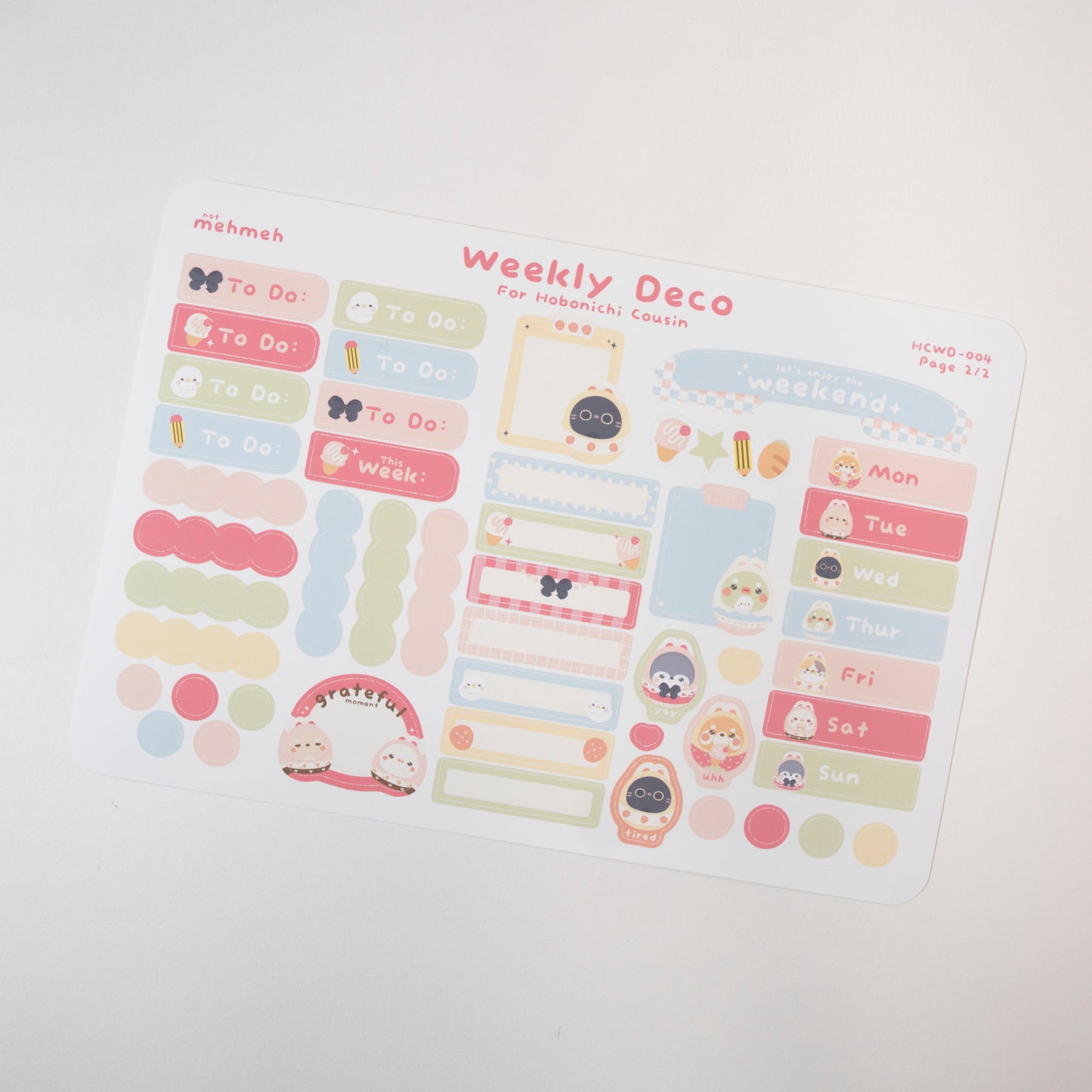 Happy Easter Hobonichi Cousin Weekly Kit