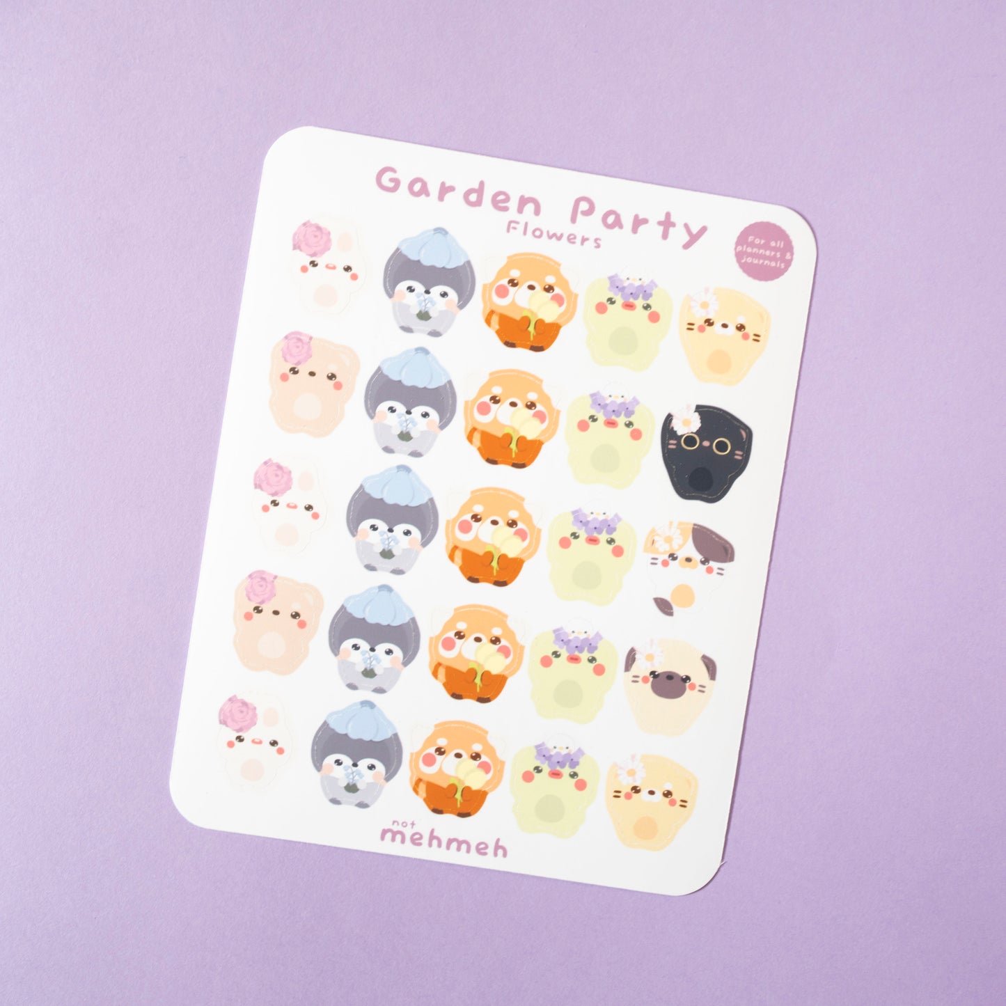 Garden Party Deco Sticker Sheet