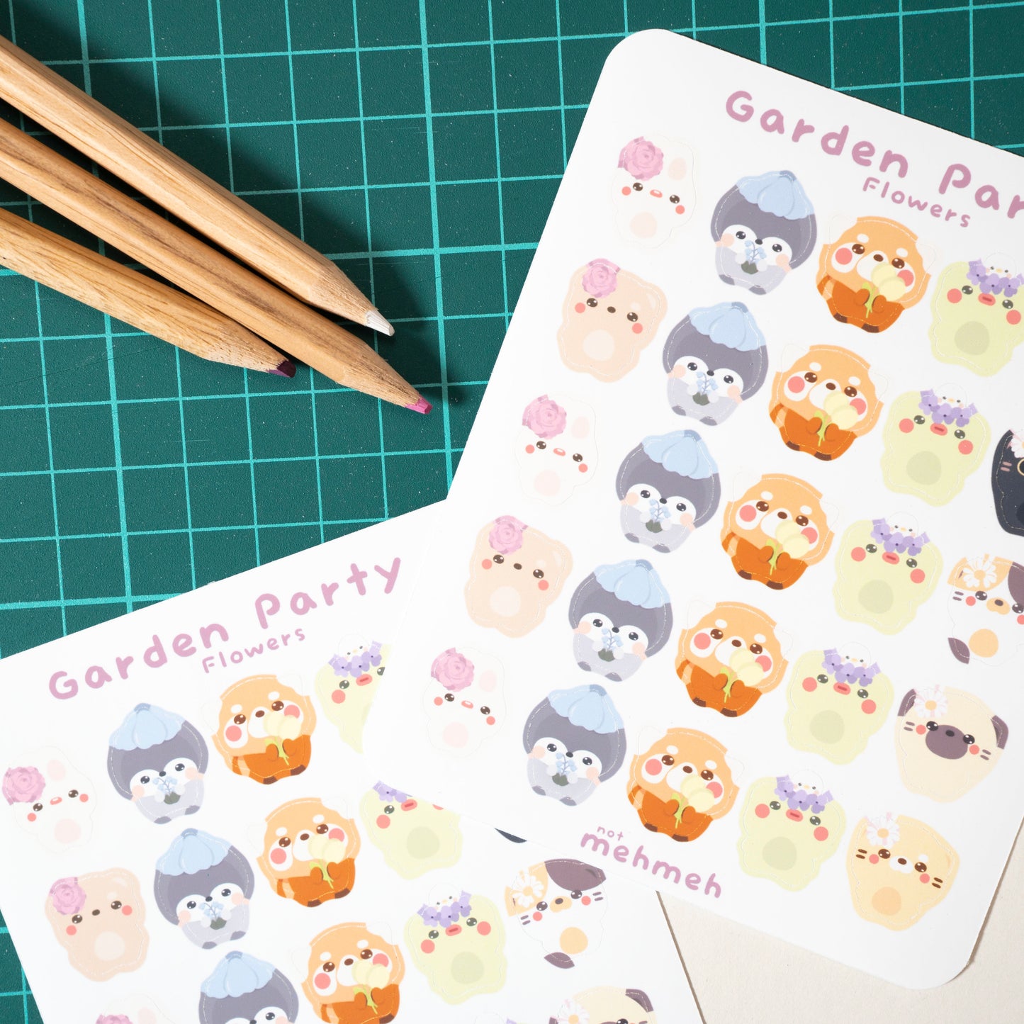 Garden Party Deco Sticker Sheet