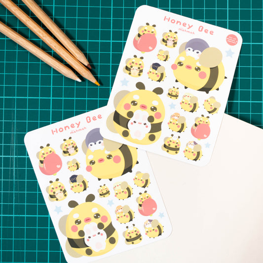 Honey Bee Deco Sticker Sheet
