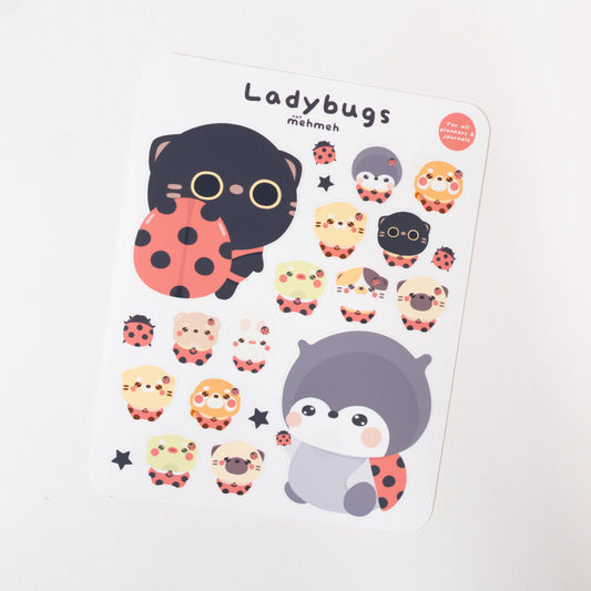 Ladybug Deco Sticker Sheet