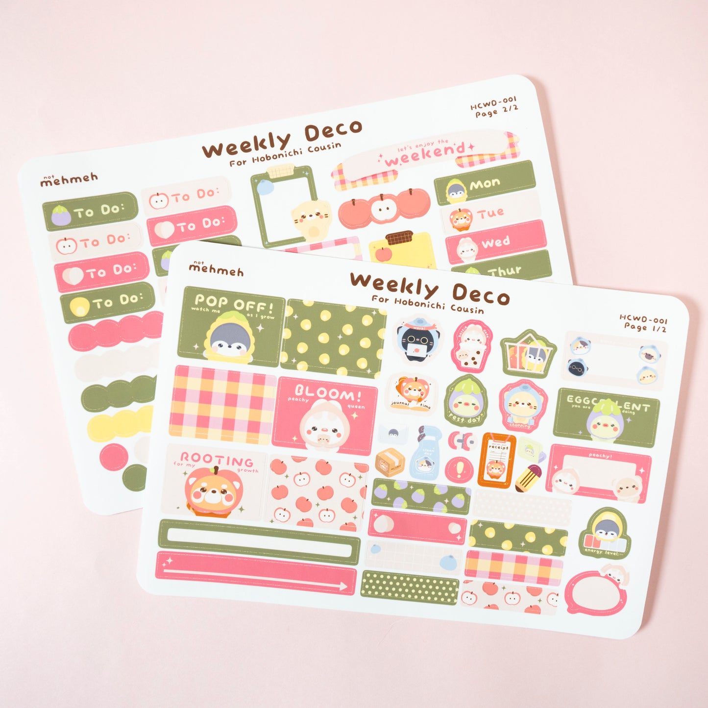 Spring Awakening Hobonichi Cousin Weekly Kit